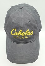 Vintage Cabelas Club Hat Snapback Embroidered Lettering Adjustable Green Gold - £8.36 GBP