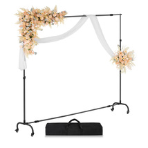 VEVOR Backdrop Stand with Wheels, 7 x 10 ft Adjustable Photo Kit, Moveab... - $839.41 MXN