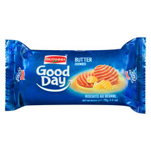 10 Packs of Britannia Good Day Butter Flavored Cookies 75g Each - Free Shipping - £21.65 GBP