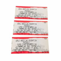 (3) 1992 WWF Superstars of Wrestling Ticket Stubs /25 Days After WRESTLEMANIA 8 - £140.48 GBP