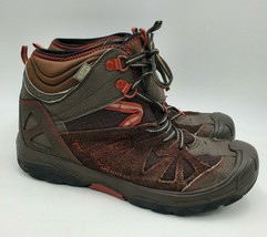 Merrell Capra Mid Waterproof Boots Size 6.5 Brown Leather - $46.73