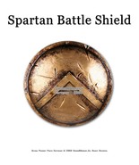 King Leonidas 300 Spartan Greek Battle Shield Replica Pro Costume 24&quot; Di... - £61.77 GBP