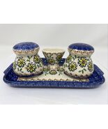 Polish Pottery Ceramika Artstyczna Manufaktura Boleslaviec Salt, Pepper Set - €36,99 EUR