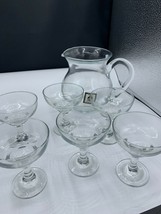 Libbey - &quot;Just Cocktails&quot; Mini Margarita Glasses And Pitcher (Set of 6 Glasses) - £16.05 GBP