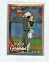 Adam Wainwright (St. Louis Cardinals) 2010 Topps Chrome Refractor Card #43 - £7.58 GBP