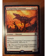 Trumpeting Carnosaur Magic The Gathering Rare The Lost Cavern Of Ixalan ... - £2.01 GBP