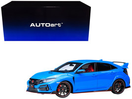 2021 Honda Civic Type R FK8 RHD Right Hand Drive Racing Blue Pearl 1/18 Model Ca - £207.12 GBP