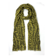 John Varvatos Collection Men&#39;s Dash Blurred Abstract Fashion Scarf Italy Canary - $129.90