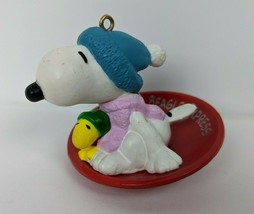 Hallmark Keepsake Ornament Snoopy and Woodstock Beagle Express Peanuts 1986 - £7.84 GBP