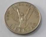 Chile 5 Pesos 1977 - $1,450.00