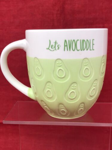 Pfaltzgraff Avocado Let's Avocuddle Ceramic Coffee Mug Large - $24.70