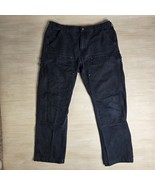Carhartt Double Knee Carpenter Pant Black Relaxed Fit 100098-001 Size 38... - €77,28 EUR