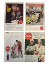 Original Coke Magazine Ad Pages Lot 1930s Pinup Poster 10&quot; x 7&quot; - $12.00