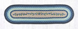 Earth Rugs OP-312 Blueberry Vine Oval Patch Runner 13&quot; x 48&quot; - £39.46 GBP