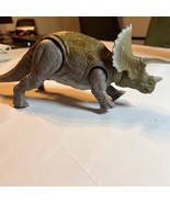 Jurassic World Primal Attack Triceratops Sound Strike Dinosaur Action Fi... - $11.64