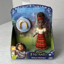 Disney ENCANTO 3&quot; Figure DOLORES MADRIGAL with Earphones Doll Brand New ... - £9.76 GBP