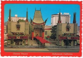 California Postcard Hollywood Chinese Theatre Footprints Of The Stars - £2.31 GBP