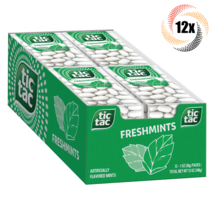 Full Box 12x Packs Tic Tac Freshmints Classic Mint Flavor | 1oz | Fast Shipping! - £22.19 GBP