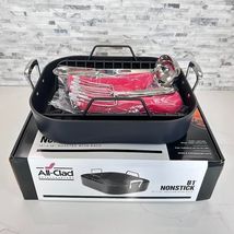 All-clad B1 NS Roaster w/ Rack,13"x16"  All-clad Mitts, Turkey Forks - $99.99