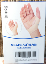 VELPEAU Large Short Wrist Thumb Support Brace Liner Compression Sleeve - $11.87