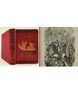 1883 antique PIONEER life KIT CARSON WILD WEST INDIAN SCALP DANCE WAR fr... - £217.58 GBP