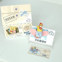 Disney 100 Years of Wonder Dumbo Timothy Retro Stamp Series Magnet With ... - $35.23 CAD