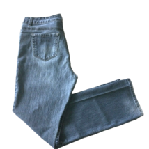 Bandolino Jeans Samantha Straight Leg Women&#39;s Size 12 Blue Cotton Blend ... - £21.24 GBP