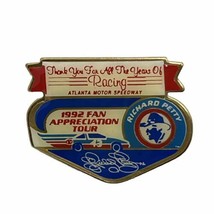 Richard Petty Retirement Tour Atlanta Motor Speedway Pontiac STP NASCAR Hat Pin - £15.69 GBP