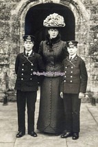 rs1263 - Queen Mary with her Sons Princes Edward &amp; Albert c1910 - print 6x4 - £2.20 GBP