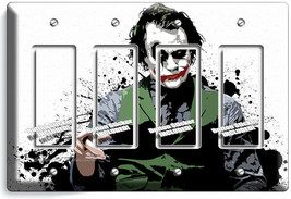 The Joker Batman Dark Knight 4 Gfci Light Switch Wall Plate Cover Room Art Decor - £18.86 GBP