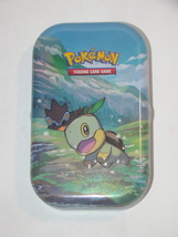 (1) Pokemon (Empty) Mini Tin (1) Art Card (Turtwig) (1) Metallic Pokemon... - £9.41 GBP