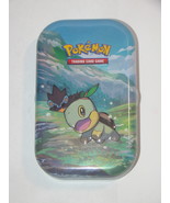 (1) Pokemon (Empty) Mini Tin (1) Art Card (Turtwig) (1) Metallic Pokemon... - $220.12 MXN
