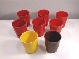 Set of 8 Vintage Tupperware #1251 6 oz Juice Cups Tumblers - £10.87 GBP