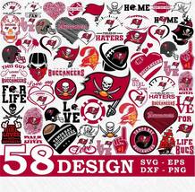 Tampa Bay Buccaneers 58 SVG NFL Bundle Package Designs - $2.50