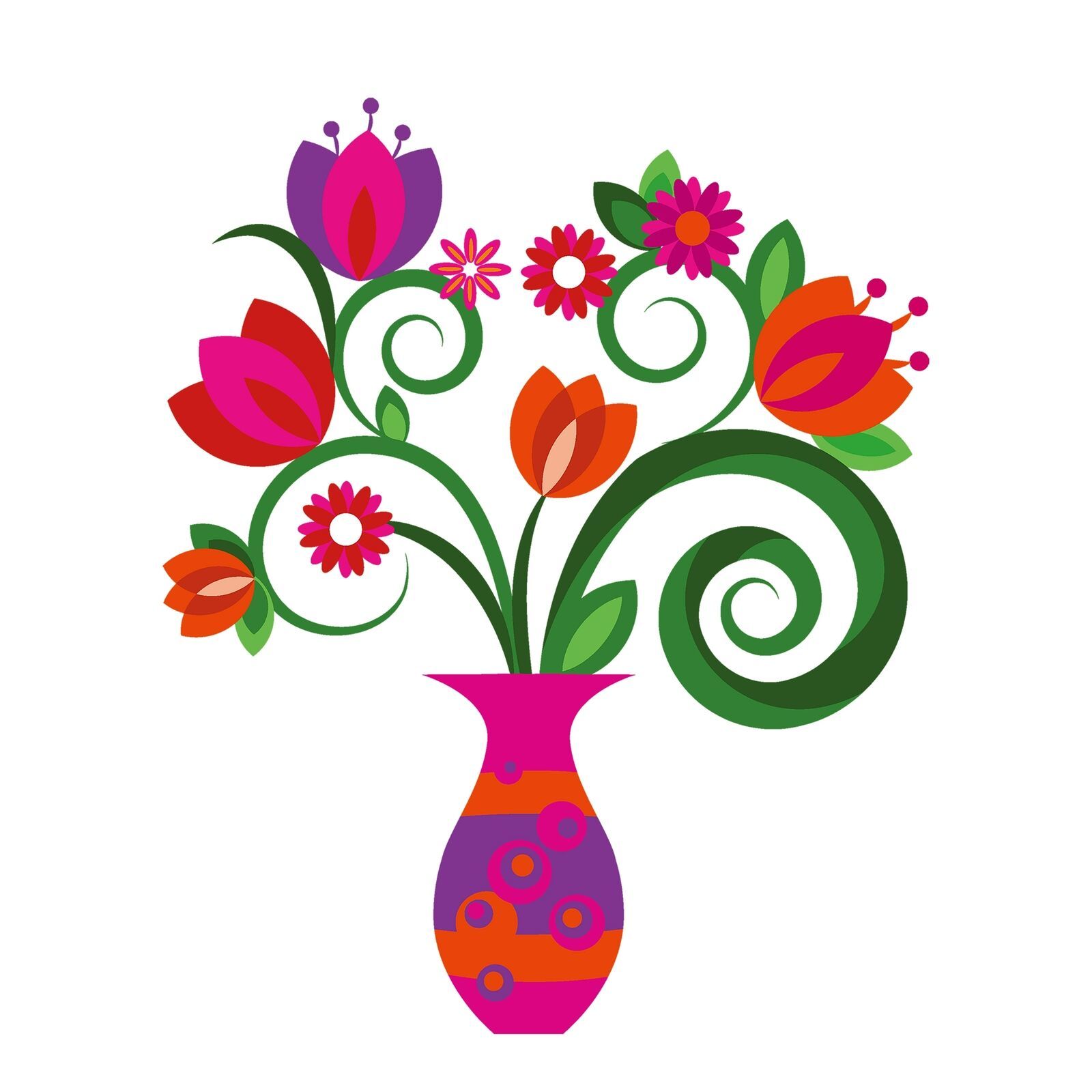 Flower Vase Art Metal Cutting Dies Stencil DIY Scrapbooking Card Making Craft