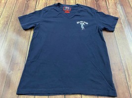 Marion Roth New York Island Men’s Blue V-Neck T-Shirt - Medium - £3.14 GBP