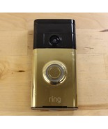 Ring Video Doorbell Gold Gen 1 - Replacement Unit Only! (No Mounting Plate) - $367.38 MXN