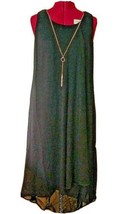 Thalia Sodi Cordoba Dress Black Women Size Small Hi Low Hem Detachable N... - $57.13