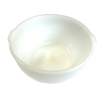 Sunbeam Mixmaster Glasbake Large White Milkglass 9X 4.5 In Mixing Bowl Execellen - $40.02