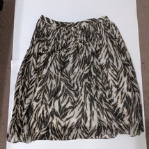 Talbots Zebra Print Women&#39;s Size 12 Skirt - $9.89