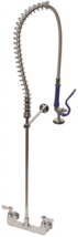 T&amp;S  WALL-MOUNTED COMMERCIAL PRE-RINSE SINK FAUCET, CHROME-PLATED - $325.80