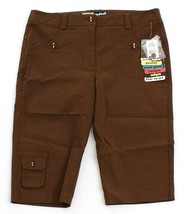 Jamie Sadock Brown Stretch Long Shorts Women&#39;s NWT - $110.99