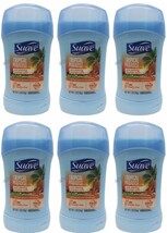 6x Suave Antiperspirant Deodorant 24Hr Odor Protection TROPICAL PARADISE... - £19.46 GBP