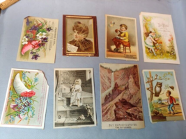 Victorian Trade Card Lot 1880s 1890s From Scrap Book - £11.83 GBP