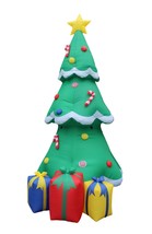 12 Foot Tall Inflatable Christmas Tree Gift Boxes Yard Party Outdoor Decoration - £106.15 GBP
