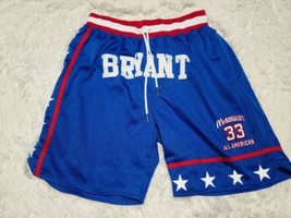 Kobe Bryant 33 Basketball S Shorts Headgear Classics McDonald’s Throwback Blue - £18.20 GBP