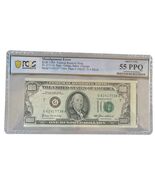 $100 Bill FNR PCGS 55 PPQ Misalignment Error 1985 Chicago About Unc Premium - $891.00