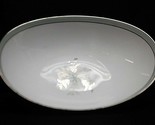 Noritake China Lucille Oval Vegetable Bowl Gray Green Band Flower Japan ... - $24.74