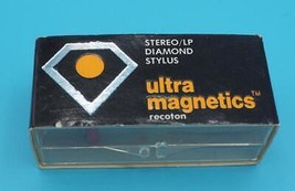Vintage Recoton Ultara Magnetici Stilo Scatola Pubblicità Design - £20.08 GBP