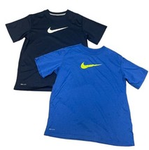 Nike Boys Set Of 2 Athletic Shirts Size Large 12/14 (lot 121) - £14.61 GBP